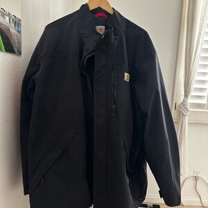 Carhartt Black Men's Field Jacket with Logo Patch